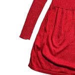 Free People  Red Shimmer Mock Neck Sweater Dress | U.S. Woman’s XSmall Photo 4