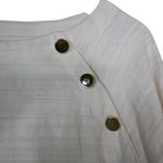 Loft Womens M Button Trim Long Sleeve Tee Photo 5