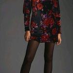 Anthropologie  MAEVE sz XS Cowl Neck Velvet Dress Photo 0