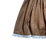 For Love & Lemons Brown Suede Hadley Mini Dress US S Photo 7