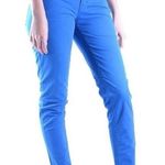 Fiorucci | NWT Cerulean Blue Trouser Pants Pocket Skinny Tapered | Size 26 (4) Photo 0
