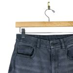 American Eagle  Mom Jeans Womens 4 Curvy Black High Rise Stretch Minimalist Photo 2