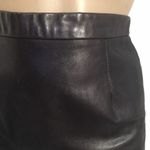 Leather Gallery Women's Black Soft 100% Leather Mini Skirt 8 Photo 2