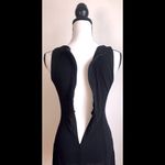 Banana Republic Classic Black Dress: Sleeveless, High Neck, w/ Mini Skirt, sz. 2 Photo 2
