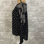 Amuse Society  Vneck Black Print Top Photo 2