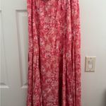 90's Vintage Blair Womens Long Pink Butterfly Maxi Skirt sz M Feminine Y2K Rayon Size M Photo 2