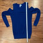 Forever 21 - Stylish Blue Cold Shoulder Top Size L Photo 5