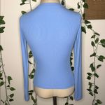 Aeropostale  Buttery Soft Seamless Long Sleeve Quarter Button Ribbed Henley Tee Photo 2