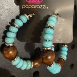 Paparazzi Definitely Down To Earth Blue Earrings (162) Photo 2
