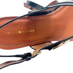 Tommy Hilfiger Tommy Hilfiger Thong Sandals Womens 10M Black Buckle Detail Summer Shoes Photo 8