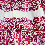 Julia Jordan BNWT  button up maxi dress white red floral tie waist women’s 12 Photo 9