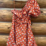 RHODE x Target Women's Large Lotus Floral Print One Shoulder Mini Dress Size 1X Photo 4