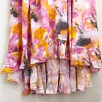 Torrid 2-pc Skirt Set Watercolor Tie Dye Off-Shoulder High Low Skirt Set Size 1 Photo 8