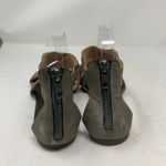 ROAN by Bed Stu Gray Tan Distressed Leather Gladiator Livi Sandal Grey Bone 9.5 Photo 3