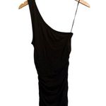 l*space NWOT L* x REVOLVE Alana One-Shoulder Cinched Ribbed Mini Dress Black Size S Photo 6