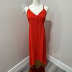 ASOS ‎ Red Button Up Sleeveless Dress Size 4 NWT Photo 1