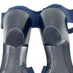 Charleston Shoe Co. Lafayette Stretch Block Heeled Sandals in Navy Blue Size 9 Photo 4