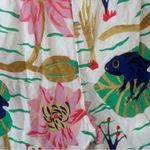 Anthropologie  x Claire Colin art shorts elastic smock waistband colorful print Photo 8