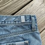 7 For All Mankind Women's Monroe Cut Off Short Denim Embroidered Size 25 Photo 9