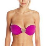 Beach Bunny Beach‎ Bunny Tiger’s Eye Bandeau Bikini Top NWT Photo 0