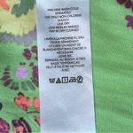 Urban Outfitters Y2K  Pricilla Lace Up Green Floral‎ Satin Dress XS Romantic Boho Photo 8