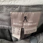 Royal Robbins  ALPINE ROAD SHORTS Size 8, 5" inseam Trim Fit Mid Rise drk grey‎ Photo 2