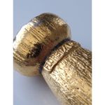 Handmade Florenza Yellow Gold Tone Bookmark Holder Office Desk Photo 2