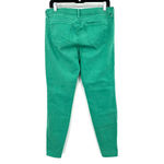 Just Black  size 30‎ green skinny jeans made in usa cotton blend Photo 1