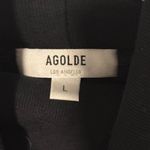 AGOLDE Extended Rib Womens Turtleneck Sweatshirt Photo 3