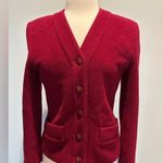Vyella Vintage Wool and Mohair 4 Button ladies blazer size 8 Color Maroon Photo 0