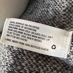 Knox Rose  Charcoal and Light Gray Poncho sweater. Photo 2