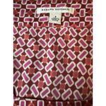 Banana Republic Blouse Top Silk Square Neck Short Sleeve Red Y2K Size Small Photo 4