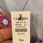 Talbots  MAXI dress size 16P length 50” bust 40” belt around waist zipper back Photo 2