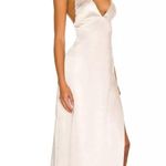 Revolve x More to Come Regina Maxi Dress in Champagne, Size XS New w/Tag Pink Photo 2