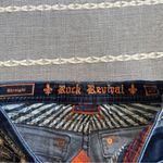 Rock Revival Karla Straight Leg Jeans Distressed Dark Wash Size 25 Photo 6