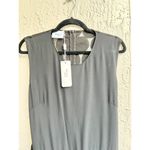 Akris Punto NWT Sleeveless Polkadot Straight Leg Jumpsuit Black Women's Size 6 Photo 3