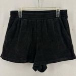 Gap Terrycloth Pull-on Casual Shorts Womens M Black Photo 0