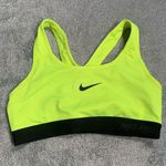 Nike Pro Women's Bright Yellow Sports Bra Photo 0