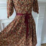 Anthropologie  Small Retro Dress Boho Fall Cotton 50s style Edme & Esyllte Art Photo 4
