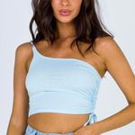 Princess Polly Blue Crop Top Photo 0