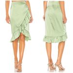 NBD  Stella Mint Green Ruffle Midi Skirt Photo 1