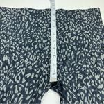 Spanx Look At Me Now Womens Size Large Blue Gray Leopard Cheetah Cropped Legging Photo 3