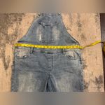 Source Unknown  Distressed Denim Overalls Photo 3