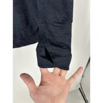 Athleta  Utempo Hoodie Pullover Sweatshirt Navy Blue Thumbholes Lightweight Sz XS Photo 3