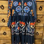 Sunday Up Floral Blue Maxi Dress Photo 0