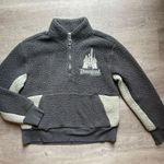 Disney land Resort Quarter Zip Fleece Sweatshirt Size S Photo 0