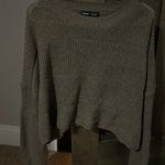 SheIn Cropped Brown Sweater Photo 0
