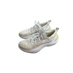 Sorel  Women's 7 Explorer Blitz Stride Lace Sneakers Cream Knit Mesh Athletic Gym Photo 2