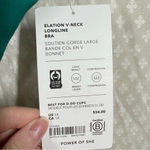 Athleta NWT Green Teal Elation V Neck Longline Bra Photo 2