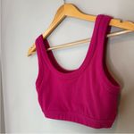 Alo Yoga  Hot Pink Ribbed Wellness Sports Bra Photo 2